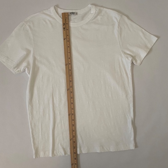 Buck Mason 100% Cotton White Short Sleeve T-Shirt,  Men's Small, Crew Neck USA - Picture 3 of 6